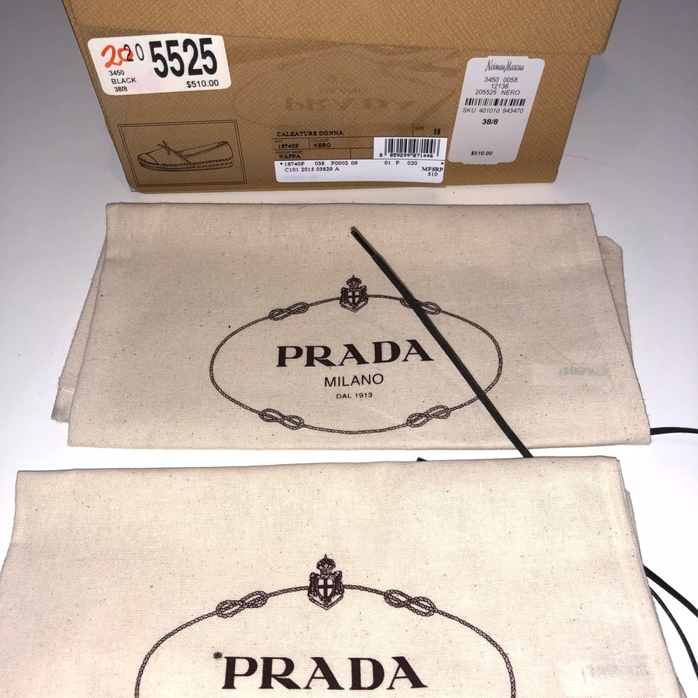 Prada Leather Espadrilles - Picture 6 of 7